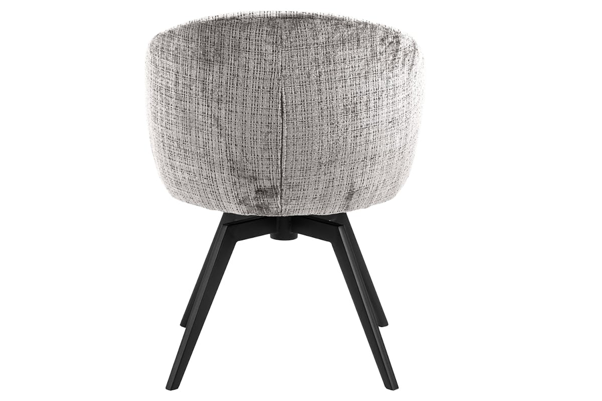 Darlene Dining Chair | Swivel | Grey-5
