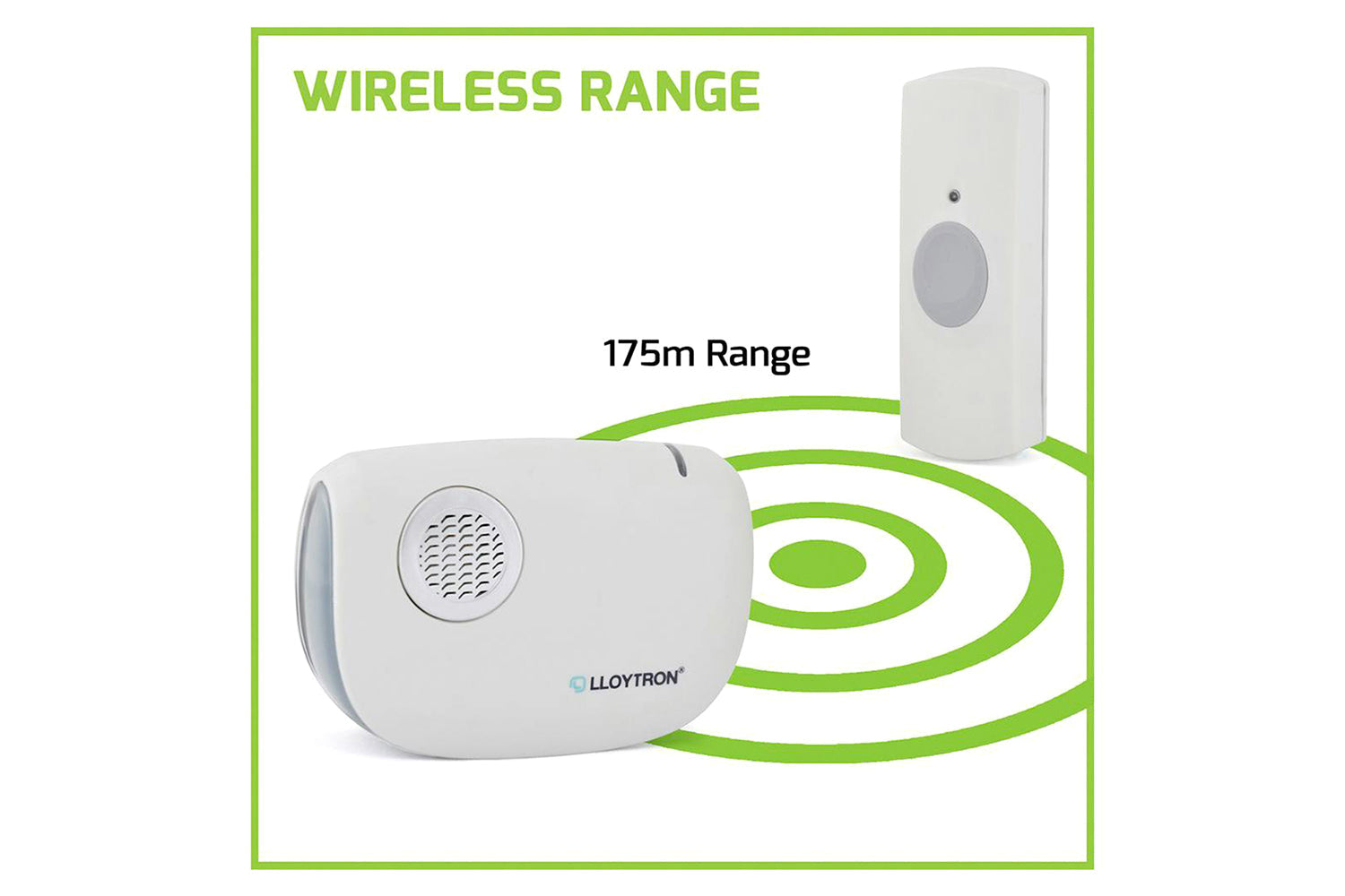 Lloytron MIP3 Ding Dong Battery Operated Door Chime Kit | White-7