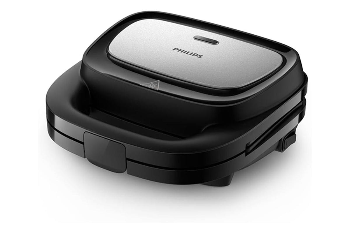 Philips 750W Black Silver Panini Waffle & Sandwiches Maker-2
