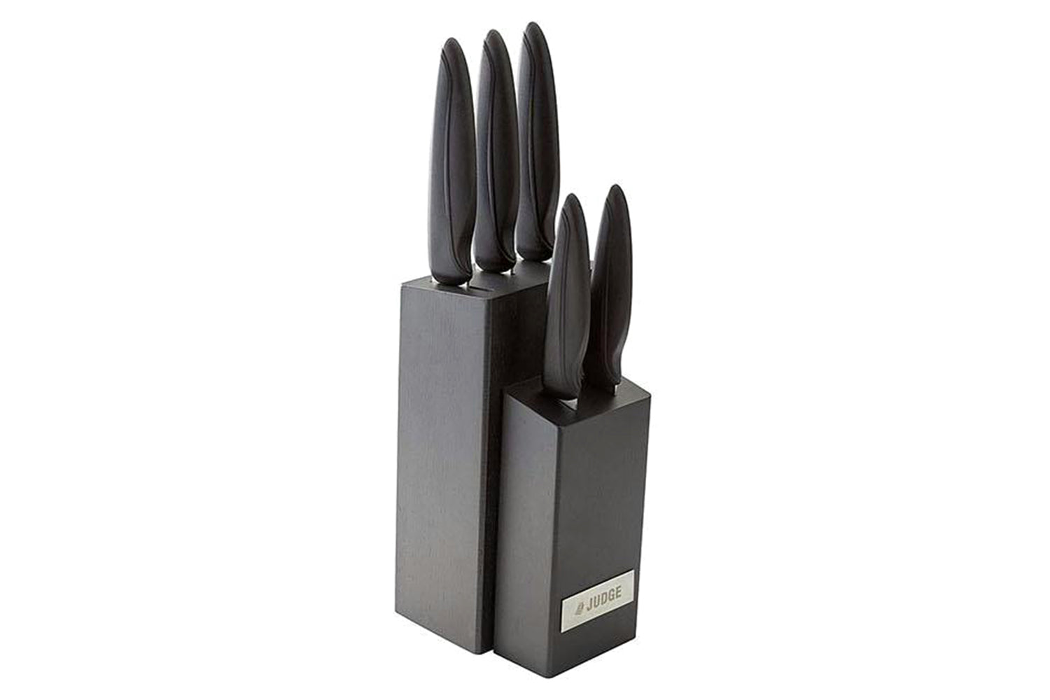 Judge | Sabatier 5-piece Kitchen Knife Block Set | Black