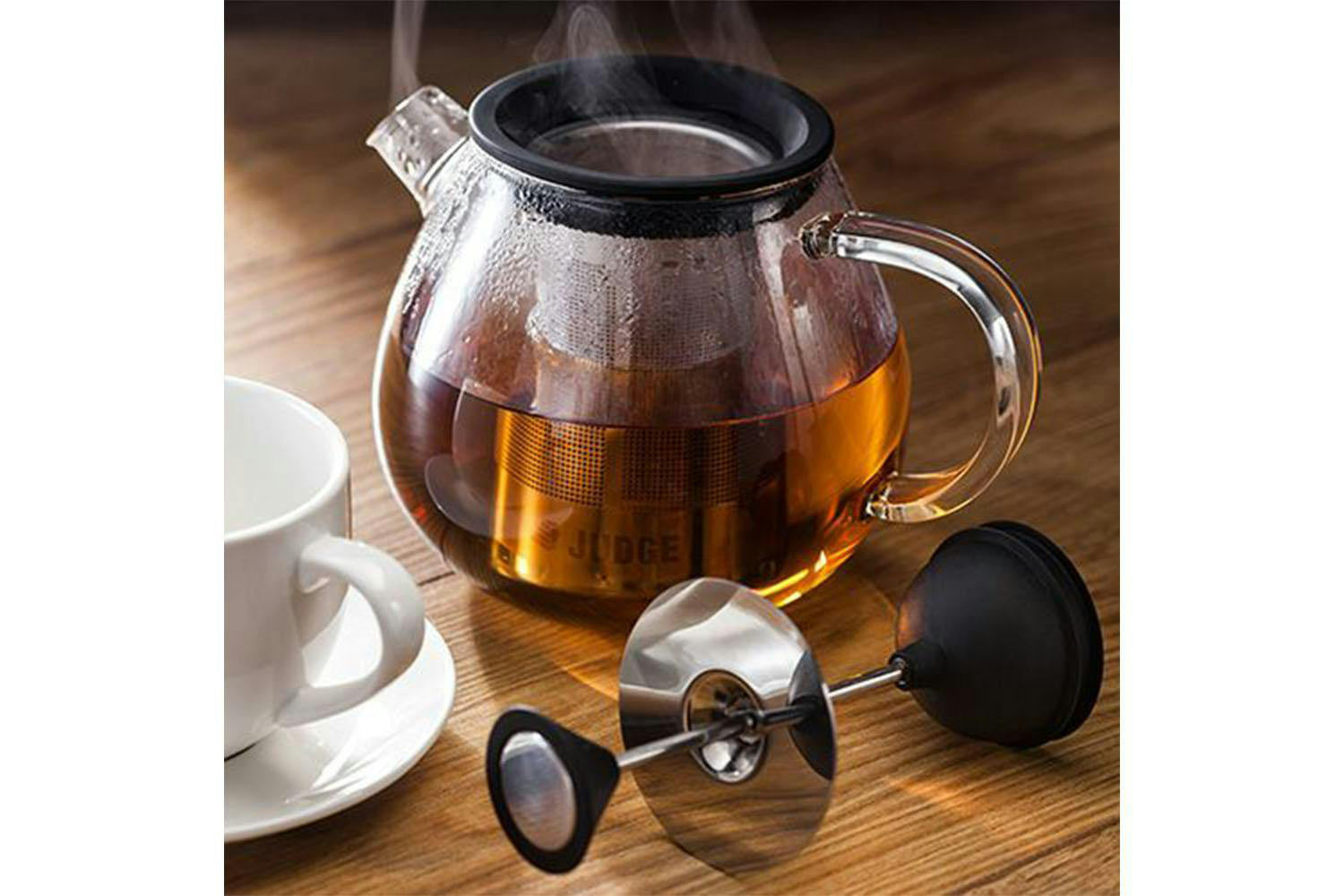 Judge | 1L Glass Teapot | 5 Cup | Transparent-2