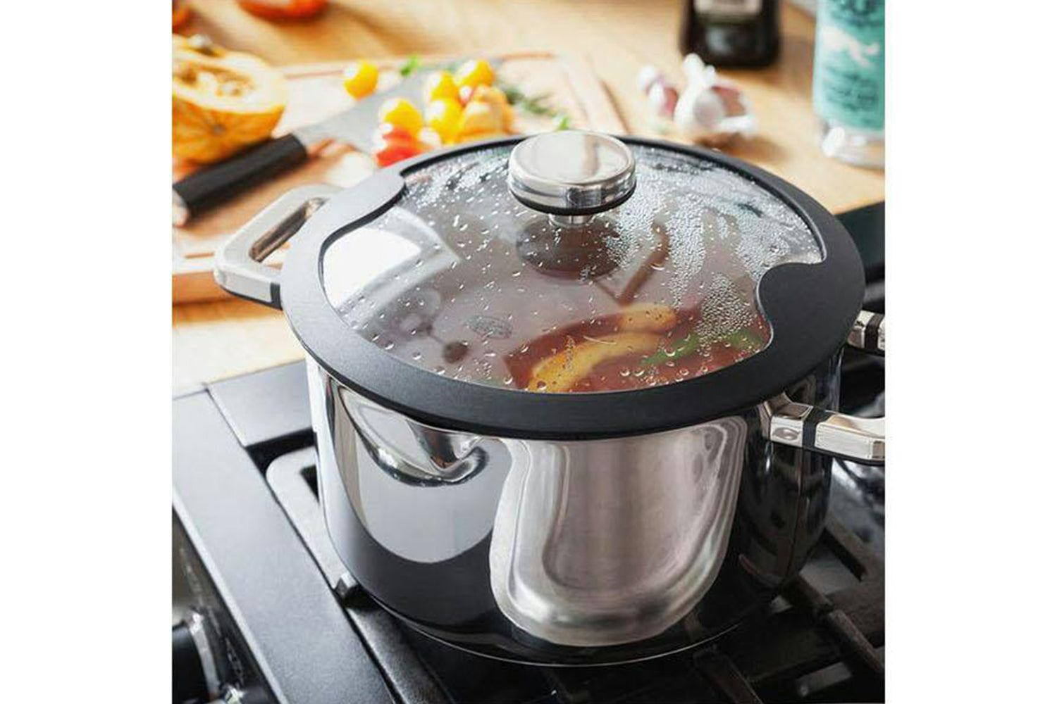 Stellar | Stay Cool 24cm 4.5L Casserole | Stainless Steel-3