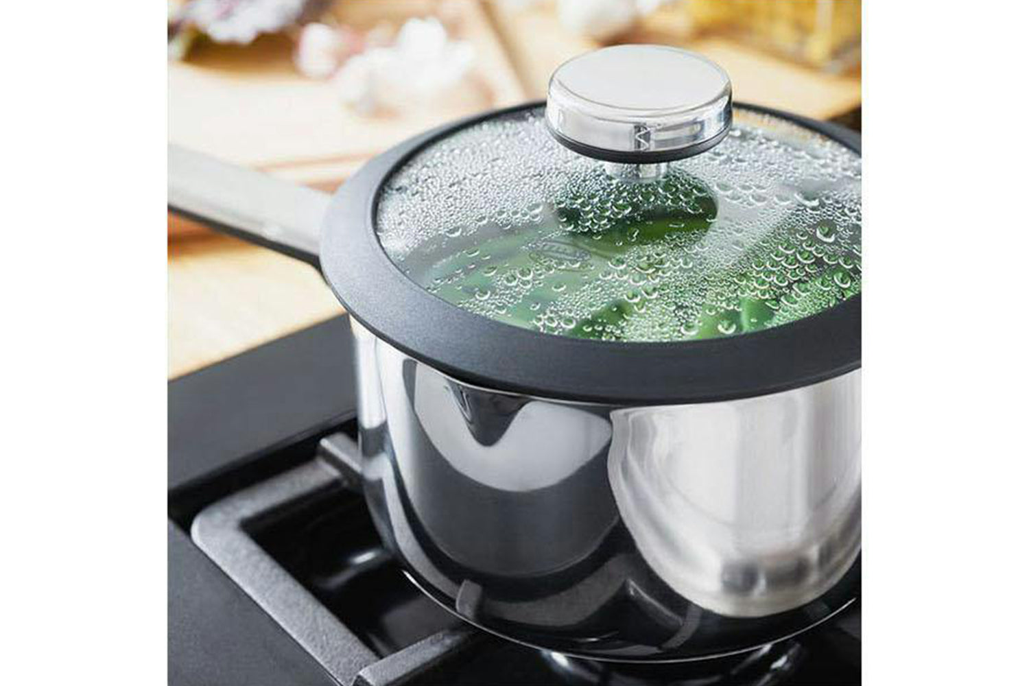 Stellar | Stay Cool 3-piece Draining Saucepan Set | Stainless Steel-2