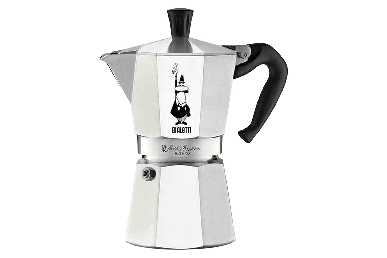 Bialetti | Moka Express Traditional Italian Moka Pot | 3 Cup | Silver