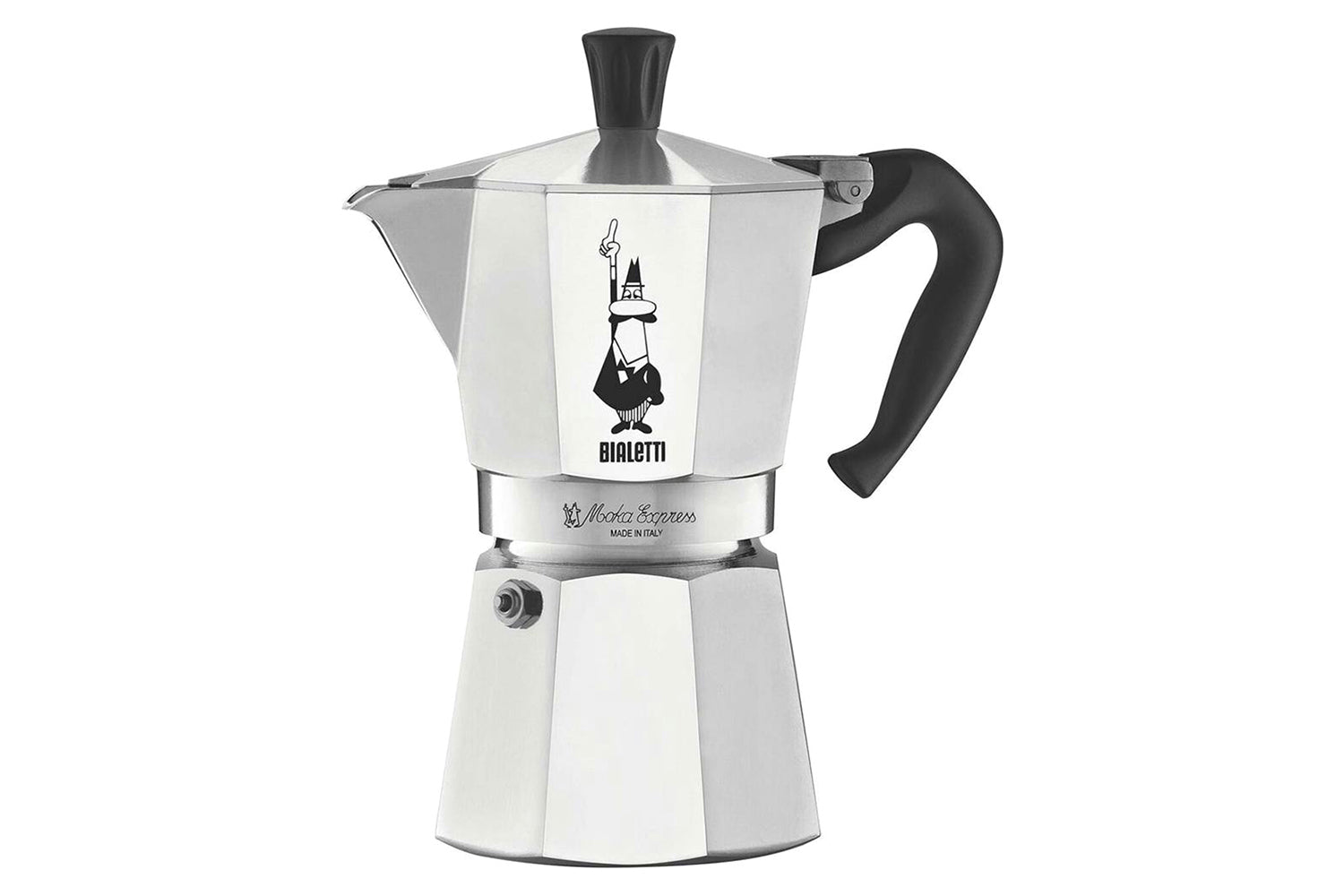 Bialetti | Moka Express Traditional Italian Moka Pot | 6 Cup | Silver