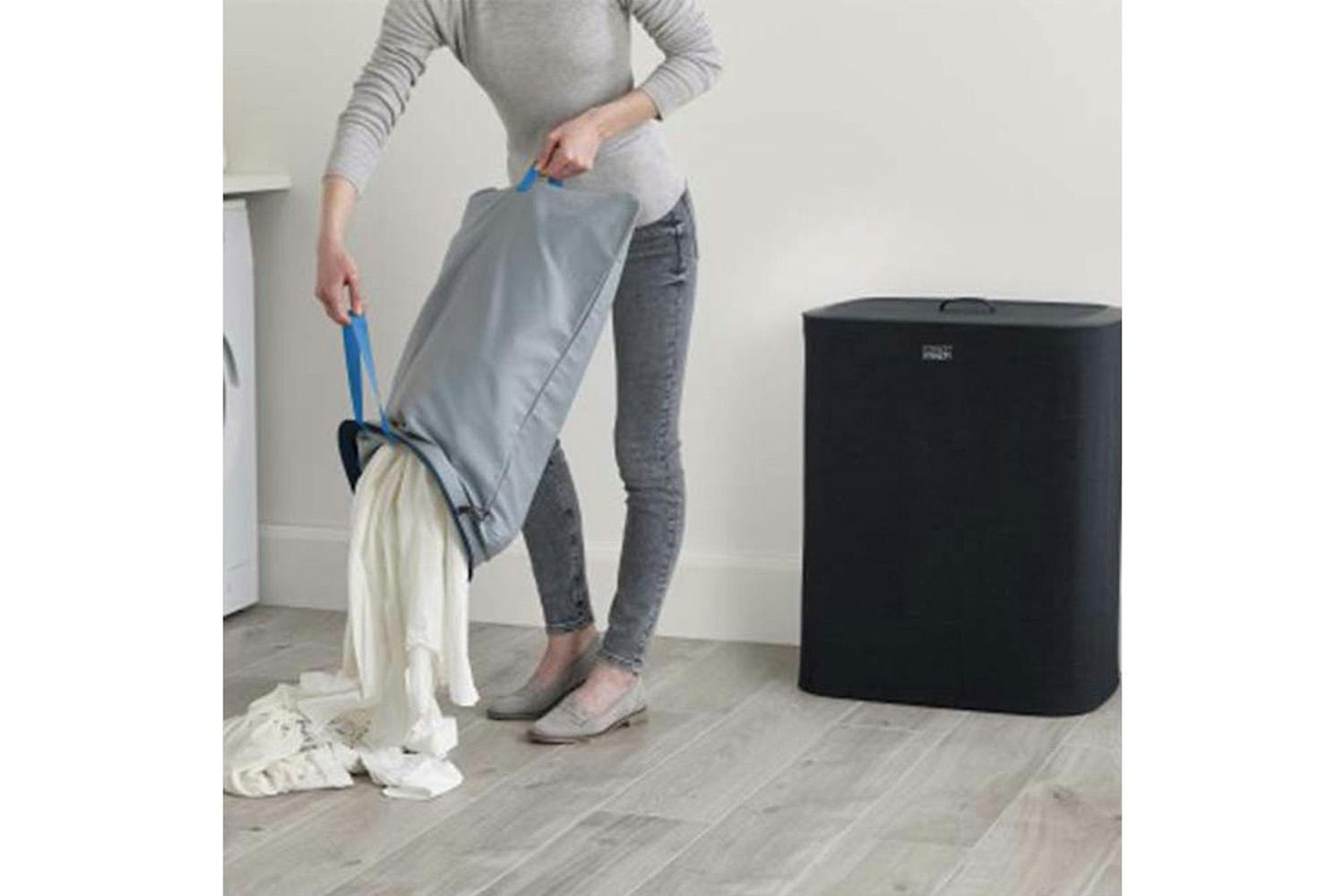 Joseph Joseph | 90L Laundry Separation Basket | Black-3
