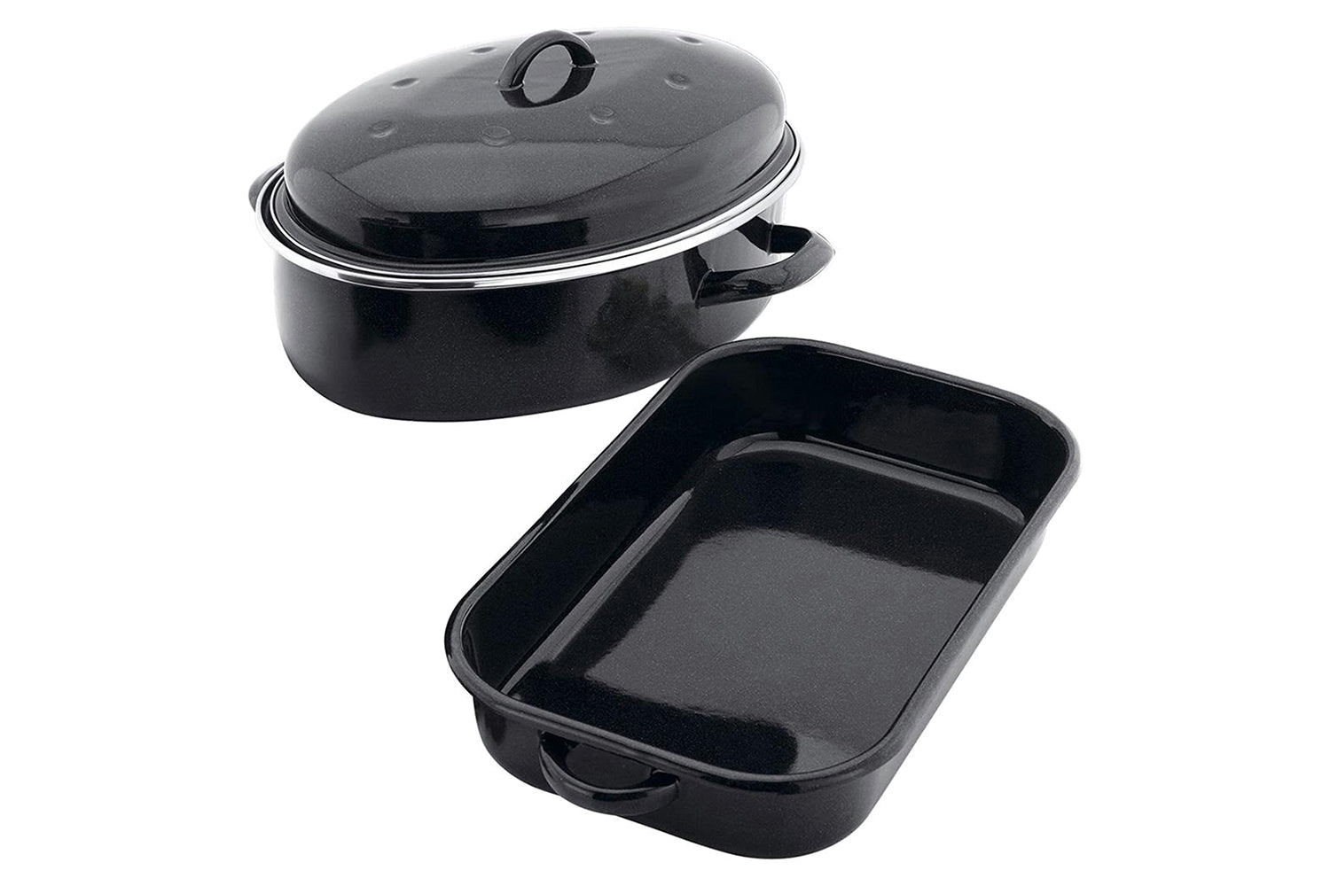 Judge | Carbon Steel Oval Roaster | Black-3
