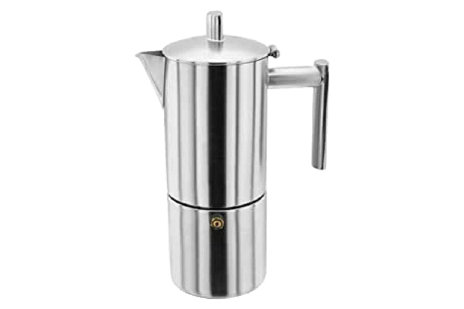 Stellar | Matt Double-walled Espresso Pot | 4 Cup | Stainless Steel