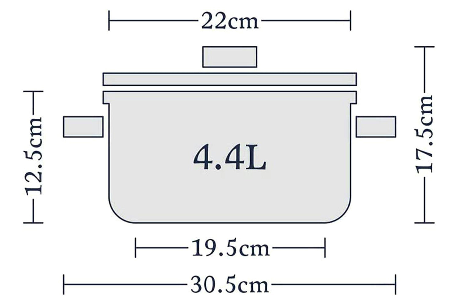 Stellar | Classic 22cm Stockpot | Stainless Steel-3