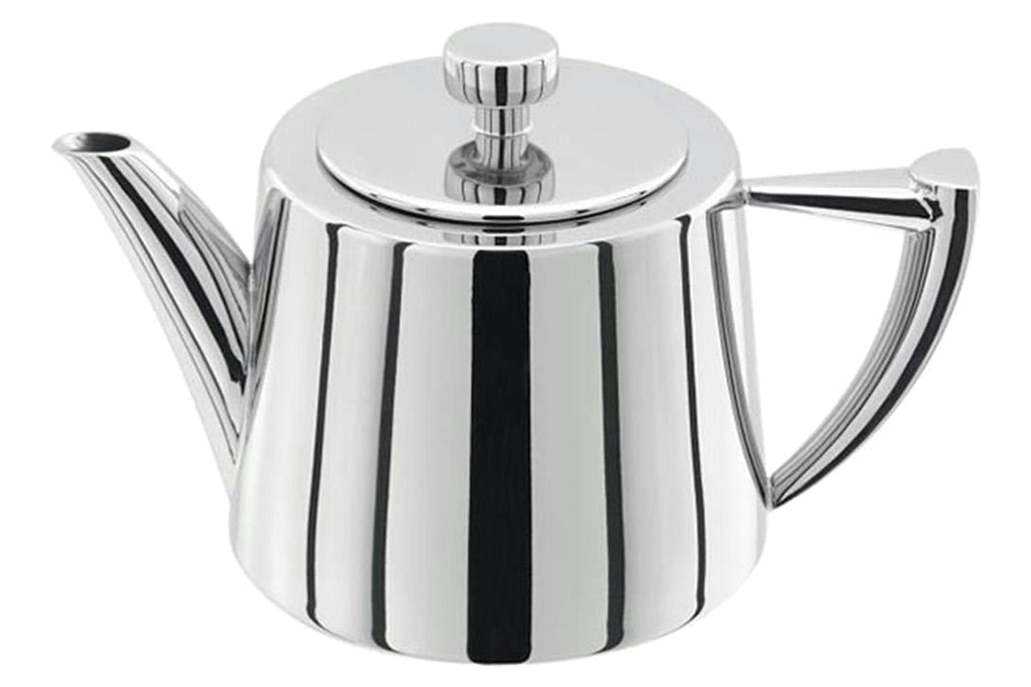 Stellar | Art Deco 0.6L Traditional Teapot | Stainless Steel