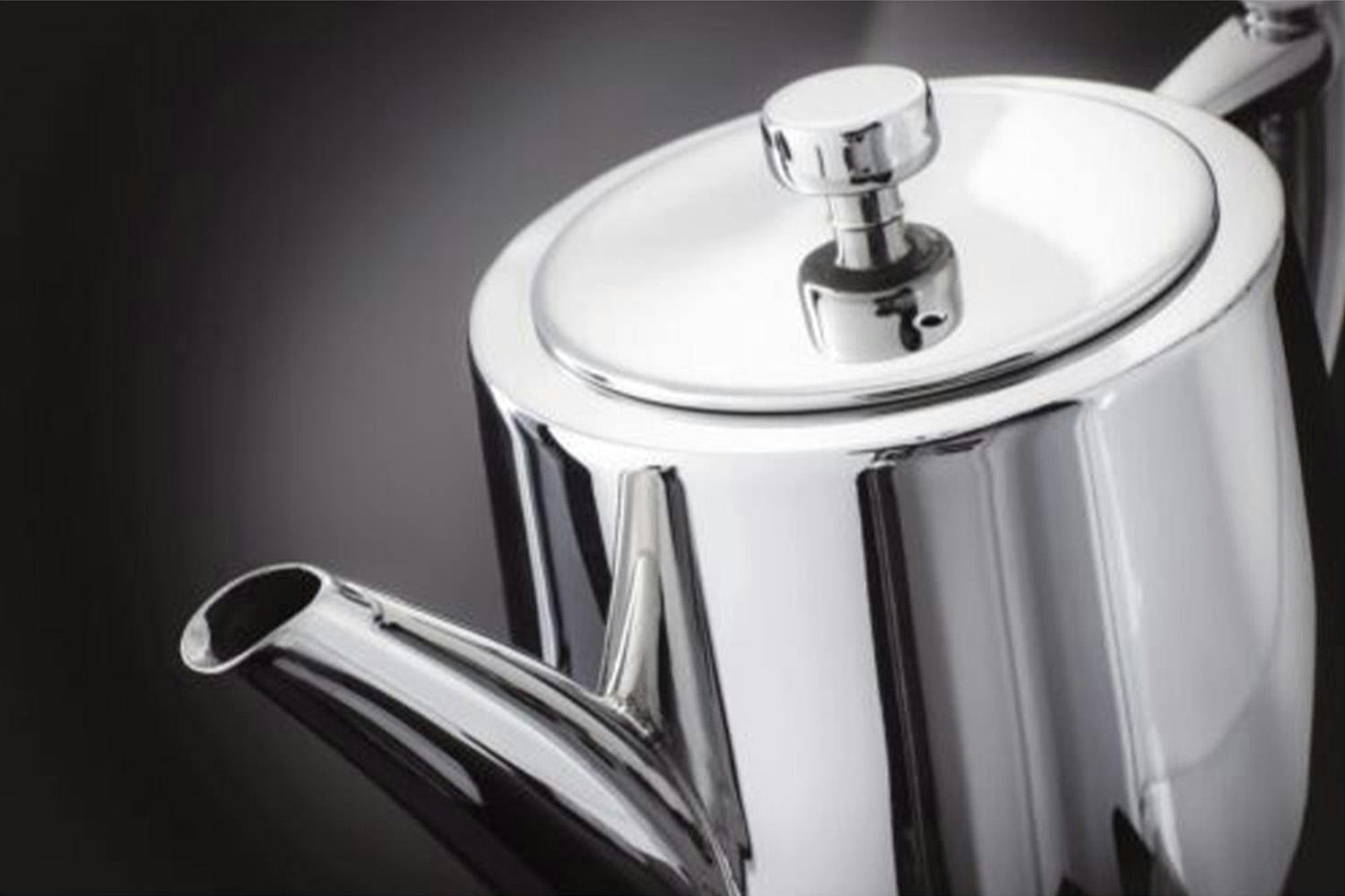 Stellar | Art Deco 0.6L Traditional Teapot | Stainless Steel-4