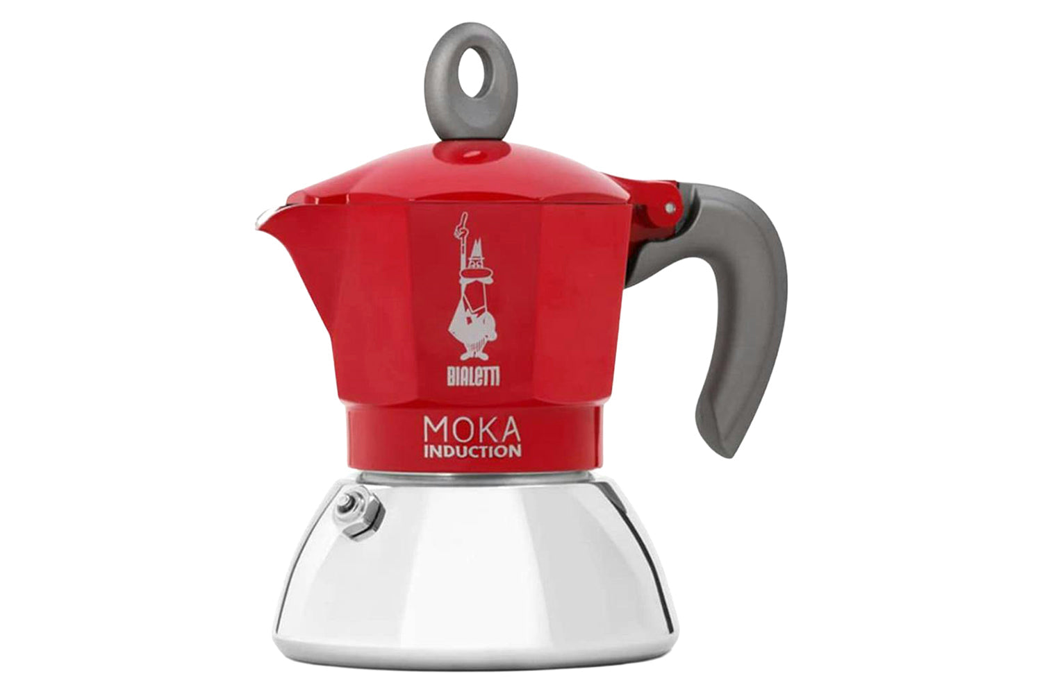 Bialetti | Moka Induction Moka Pot | 2 Cup | Red