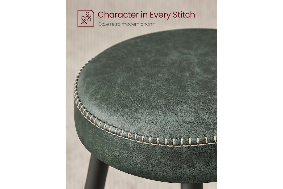 Vasagle Echo Collection Bar Stools | Set Of 2 | Forest Green | 63 Cm (Special Offer)-7