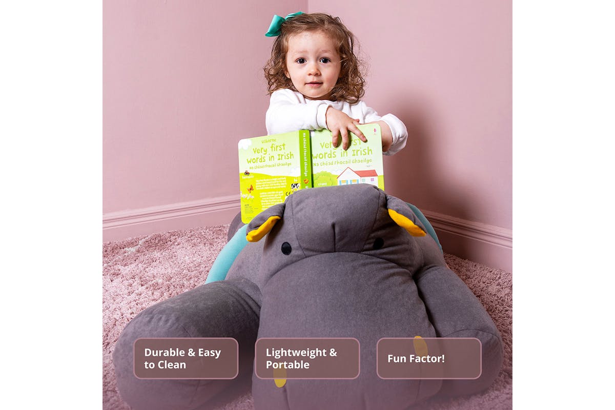 Elephant Herbie The Hippo Bean Bag-3