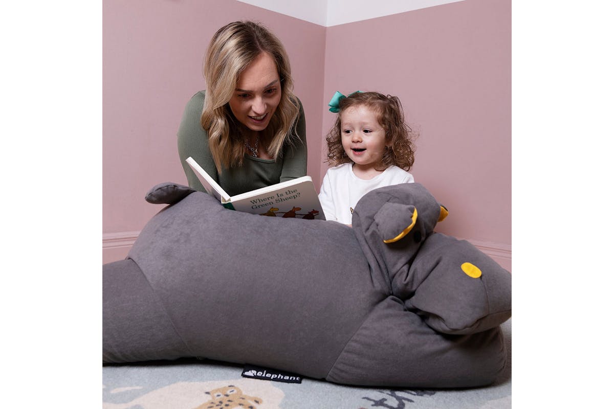 Elephant Herbie The Hippo Bean Bag-2