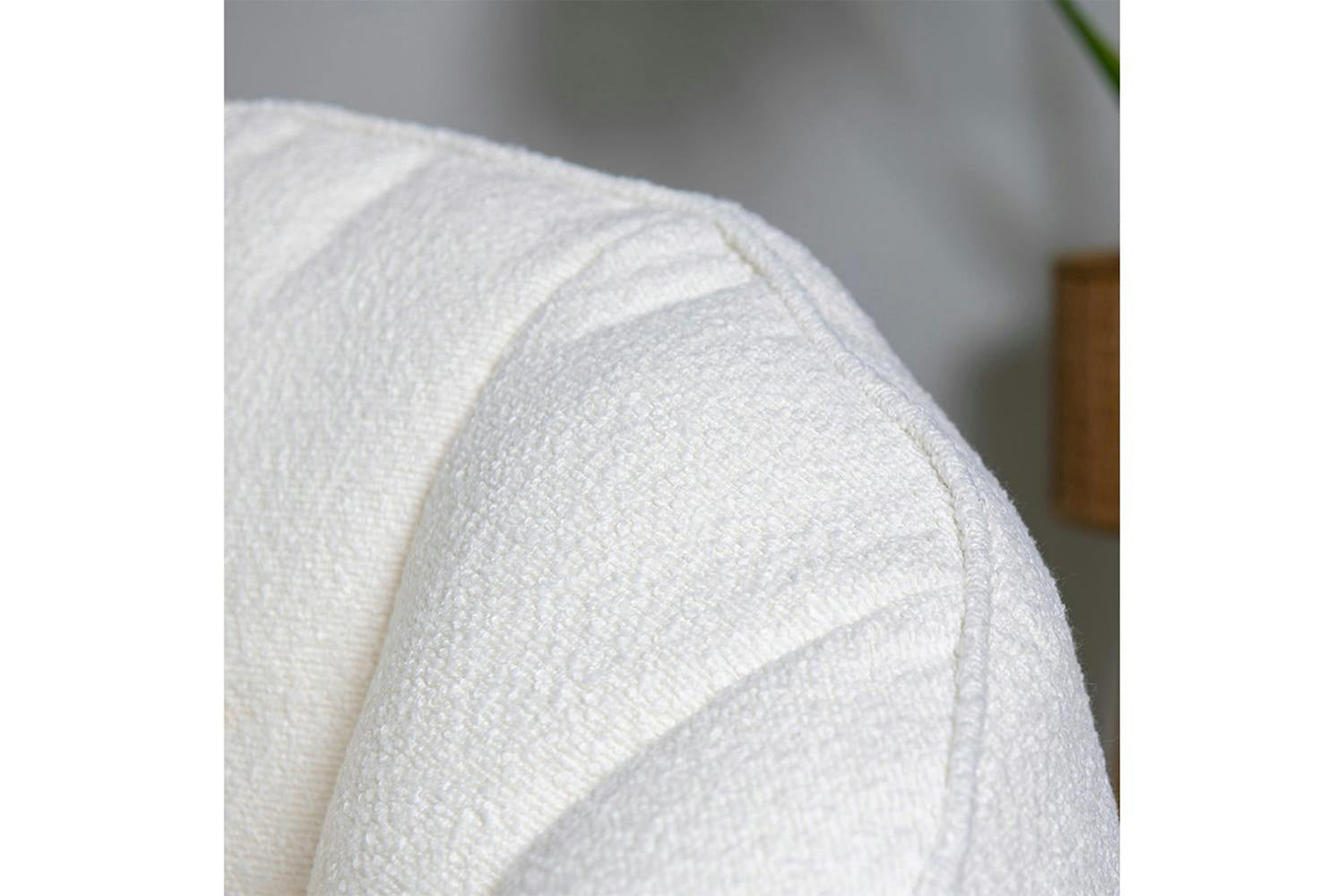 Elephant | Boucle Bedroom Chair Bean Bag | Cream-2