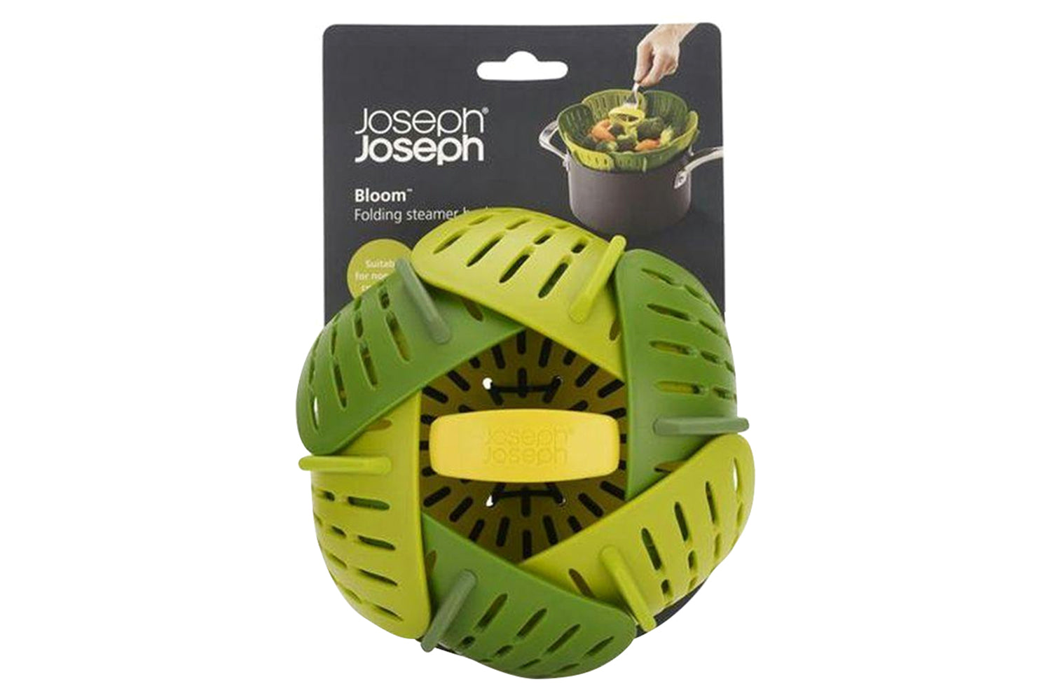 Joseph Joseph | Bloom Green Foldable Steamer Basket-3