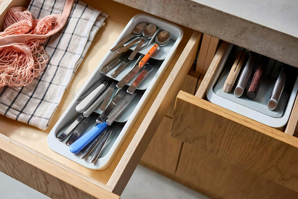 Joseph Joseph | Drawerstore Compact Cutlery Organiser | Grey-2
