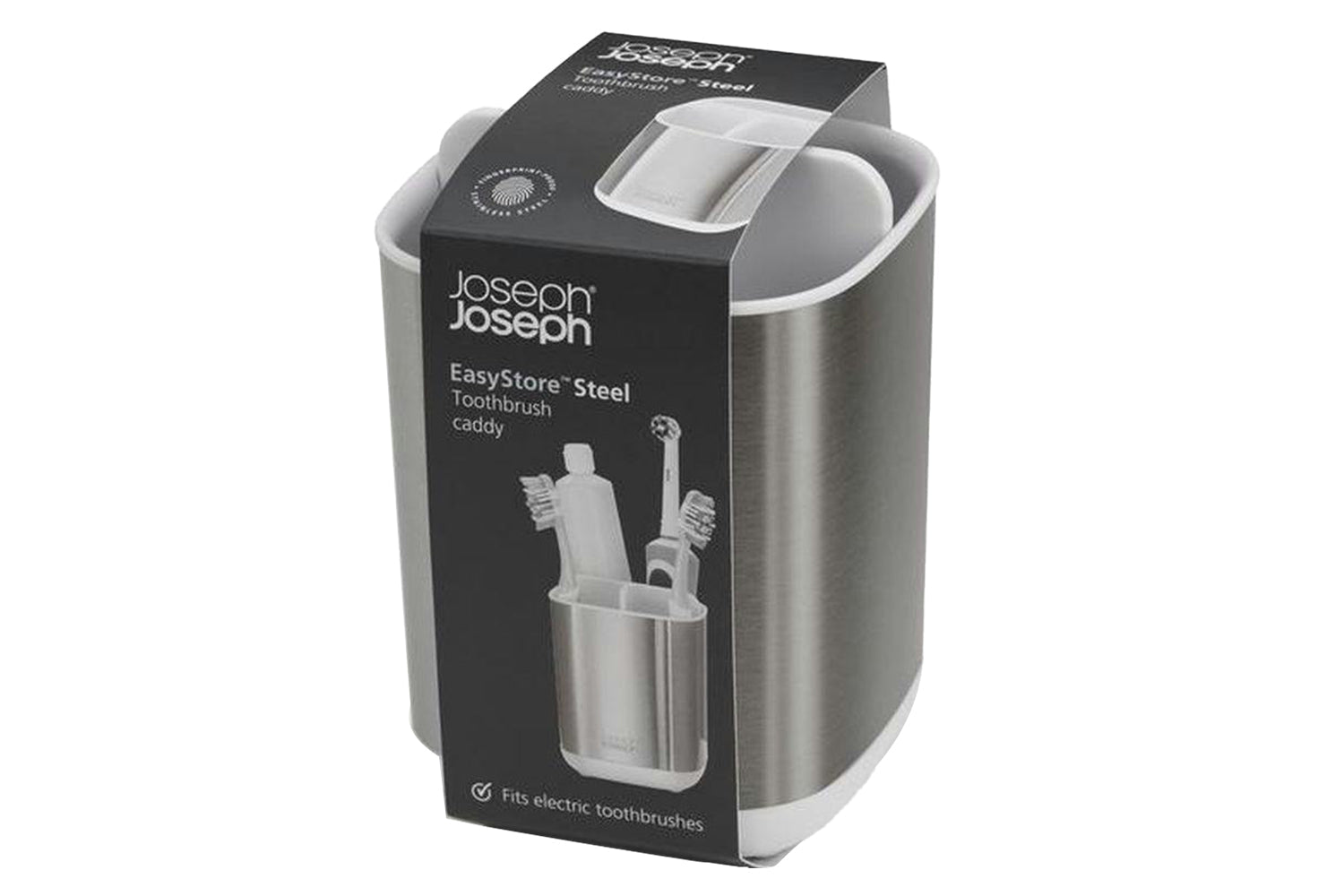 Joseph Joseph | Doubled Toothbrush Caddy | Stainless Steel