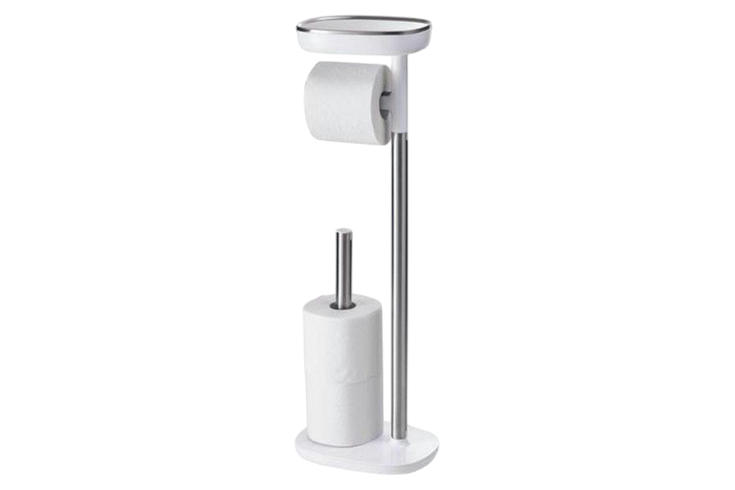 Joseph Joseph | Easystore Toilet Butler Freestanding Toilet Roll Holder | White