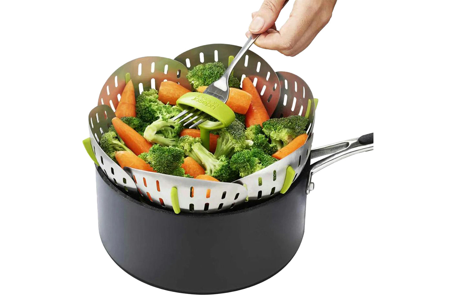 Joseph Joseph | Bloom Steel Foldable Steamer Basket