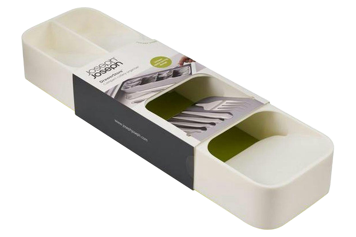 Joseph Joseph | Drawerstore Compact Cutlery Organiser | White