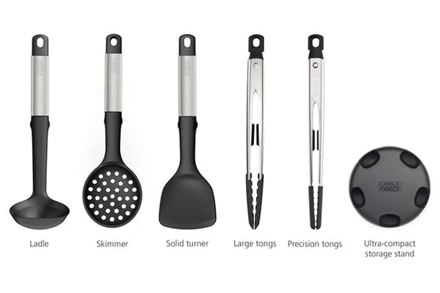 Joseph Joseph | Fusion 5-piece Silicone Cooking Utensil Set with Stand-2
