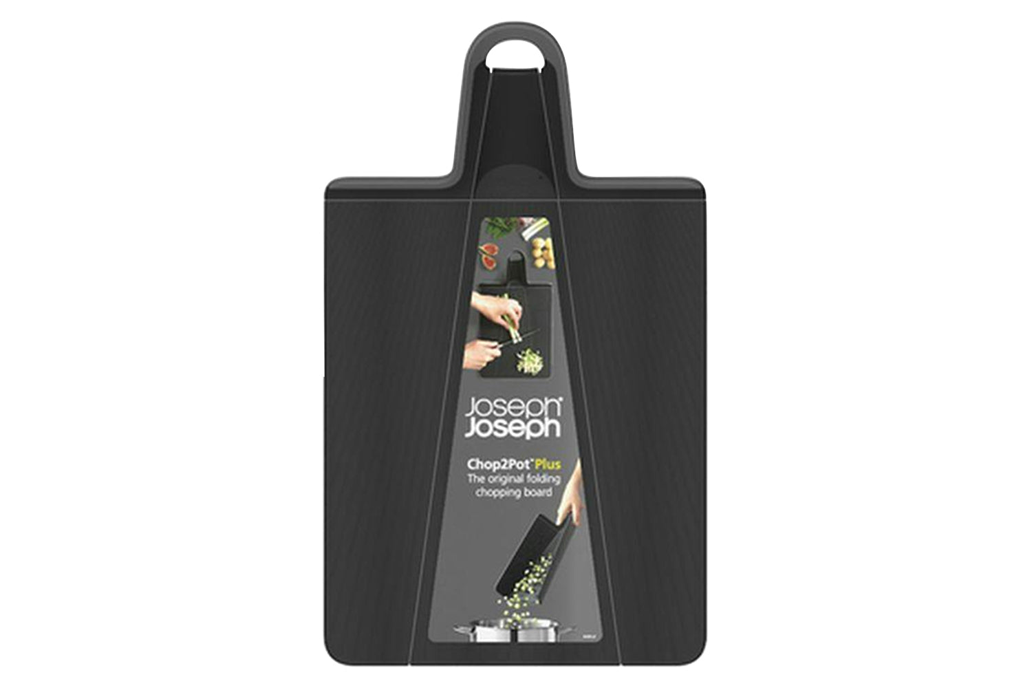 Joseph Joseph | Chop2Pot Regular Folding Cutting Board | Black