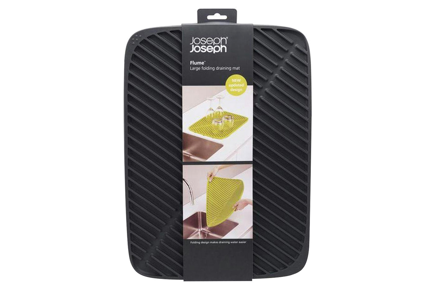 Joseph Joseph | Flume Dish Draining Mat | Grey