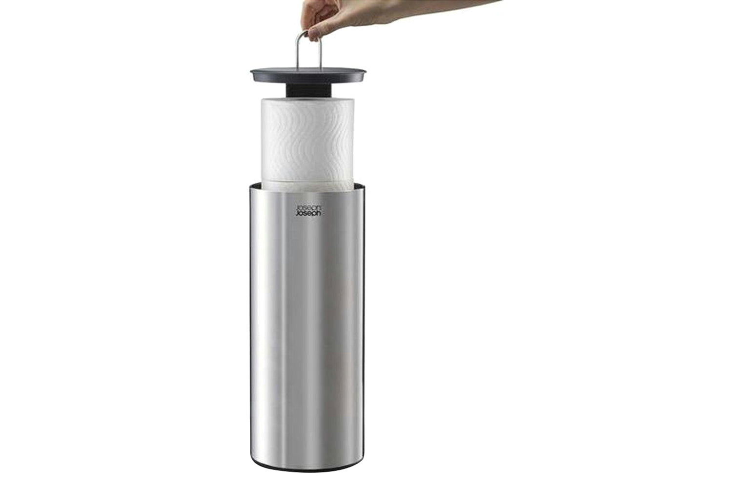 Joseph Joseph | Luxe Concealed Toilet Roll Holder | Stainless-steel