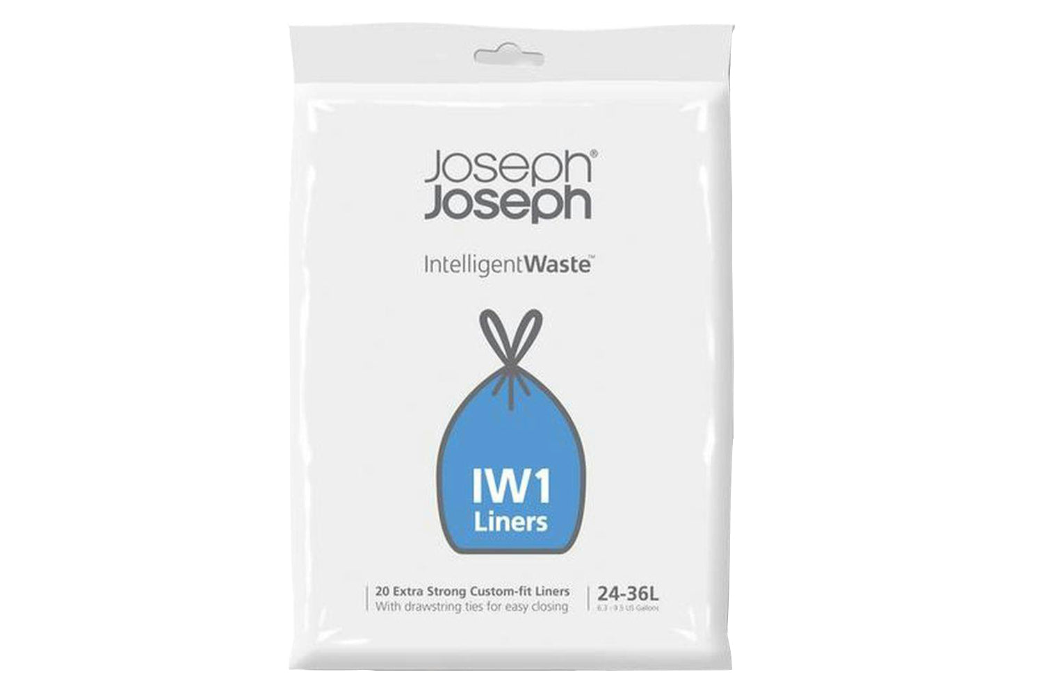 Joseph Joseph | 36L Custom-fit Extra-strong Bin Liners | 20pc Pack | lW1