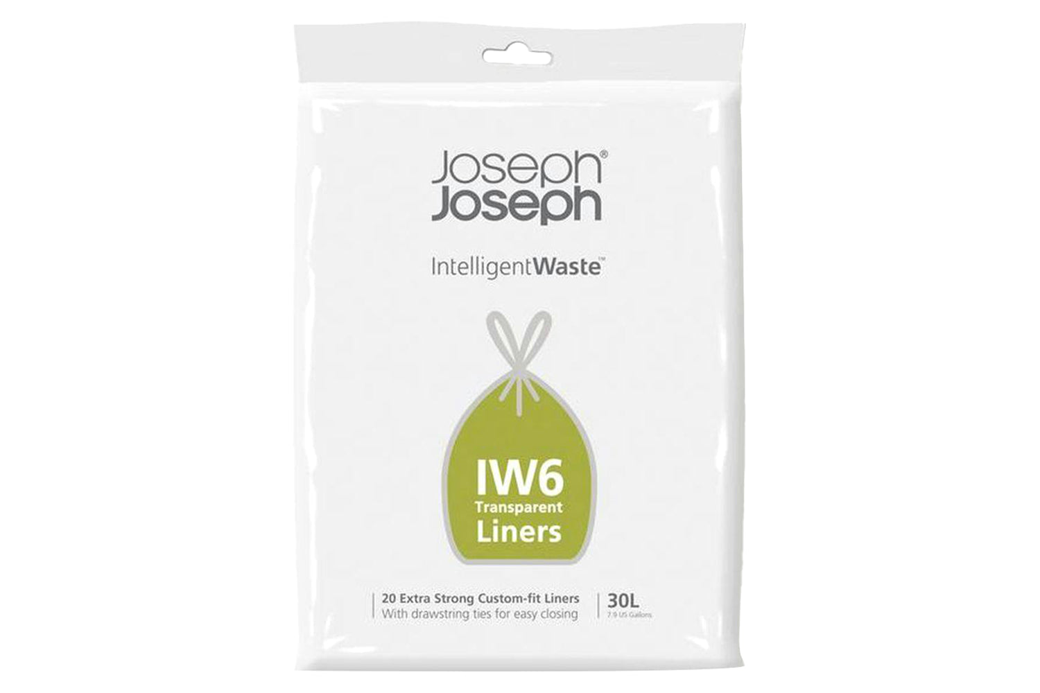 Joseph Joseph | 30L Clear Custom-fit Liners | 20pc Pack | IW6