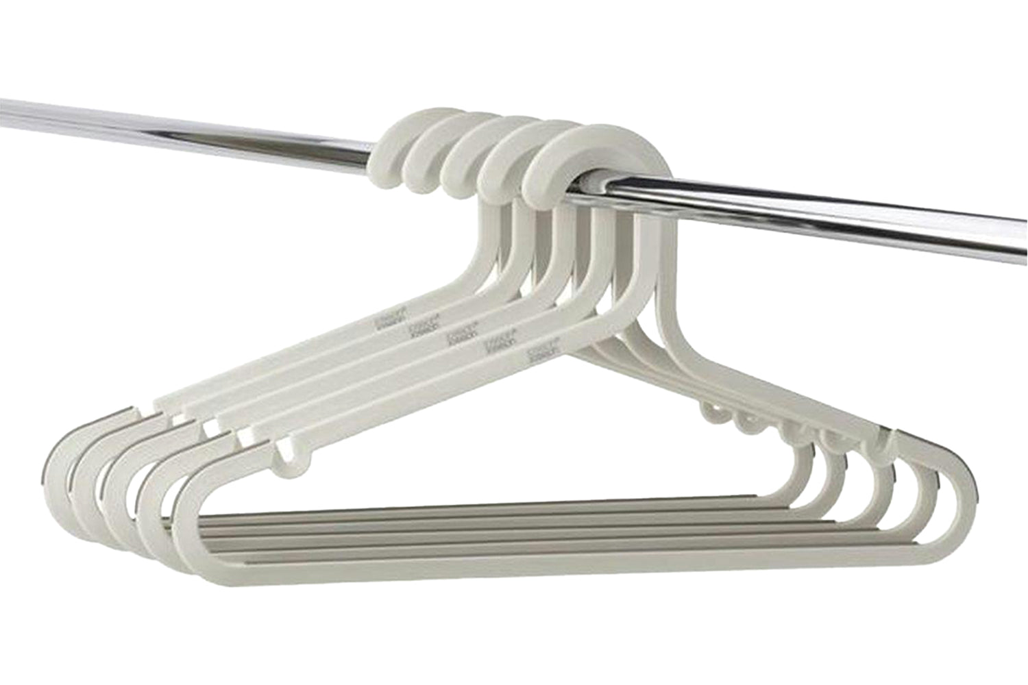 Joseph Joseph | 5pc Anti-tangle Clothes Hangers | Ecru