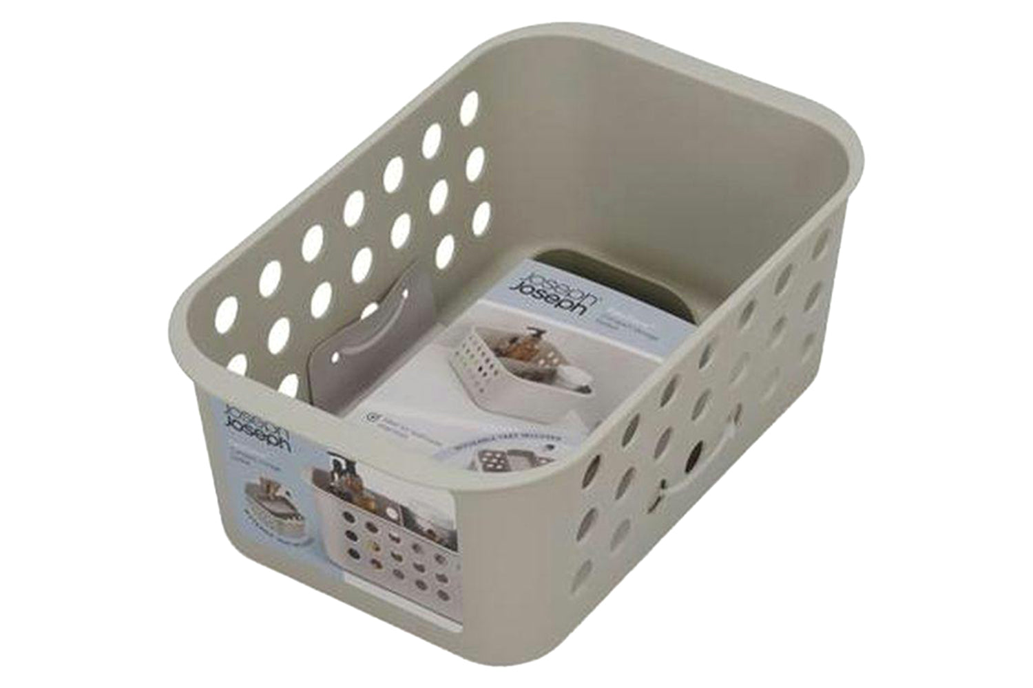 Joseph Joseph | Small Bathroom Storage Basket | Ecru
