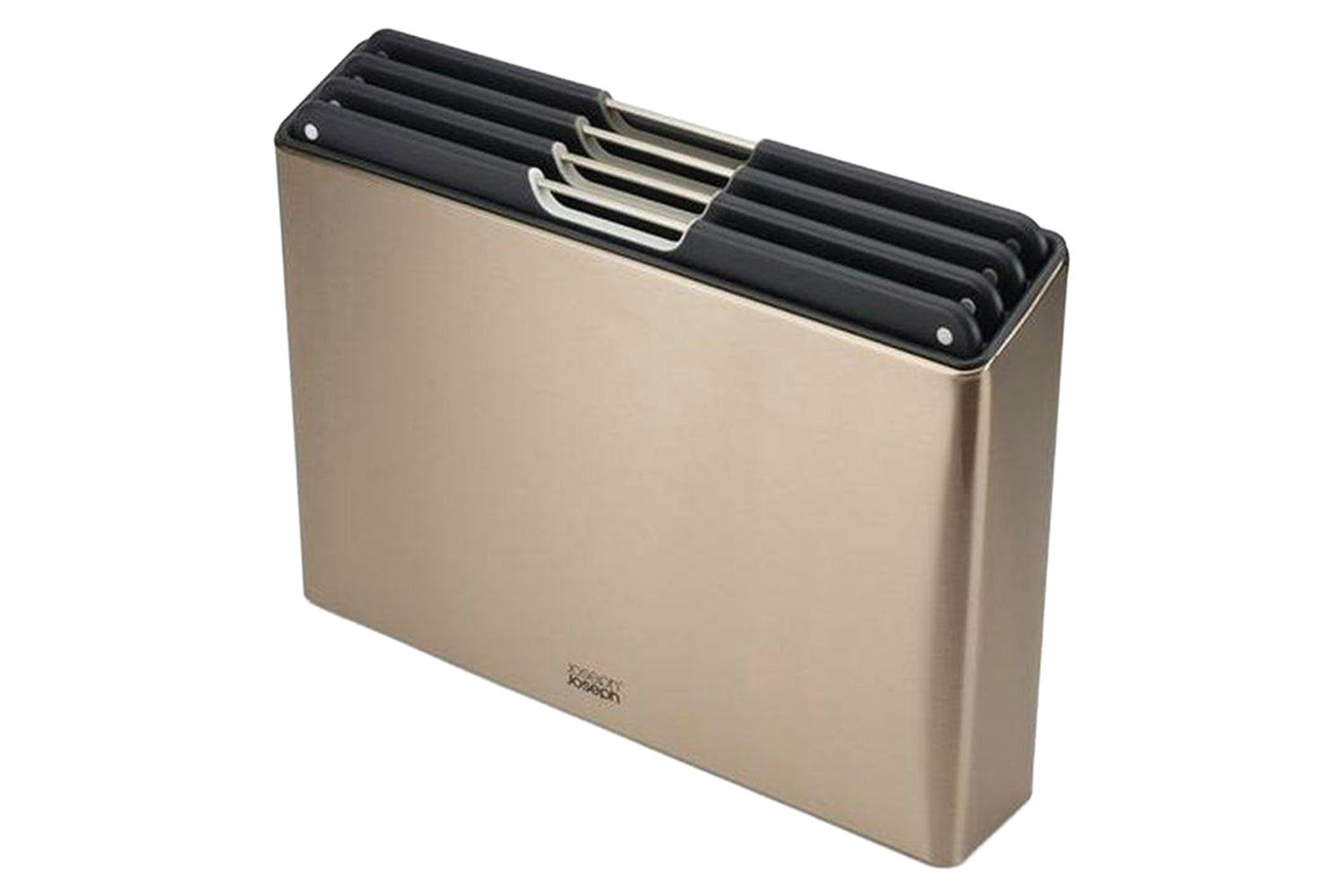 Joseph Joseph | Folio Colour-coded Chopping Board with Rose Gold Steel Case | Set of 4
