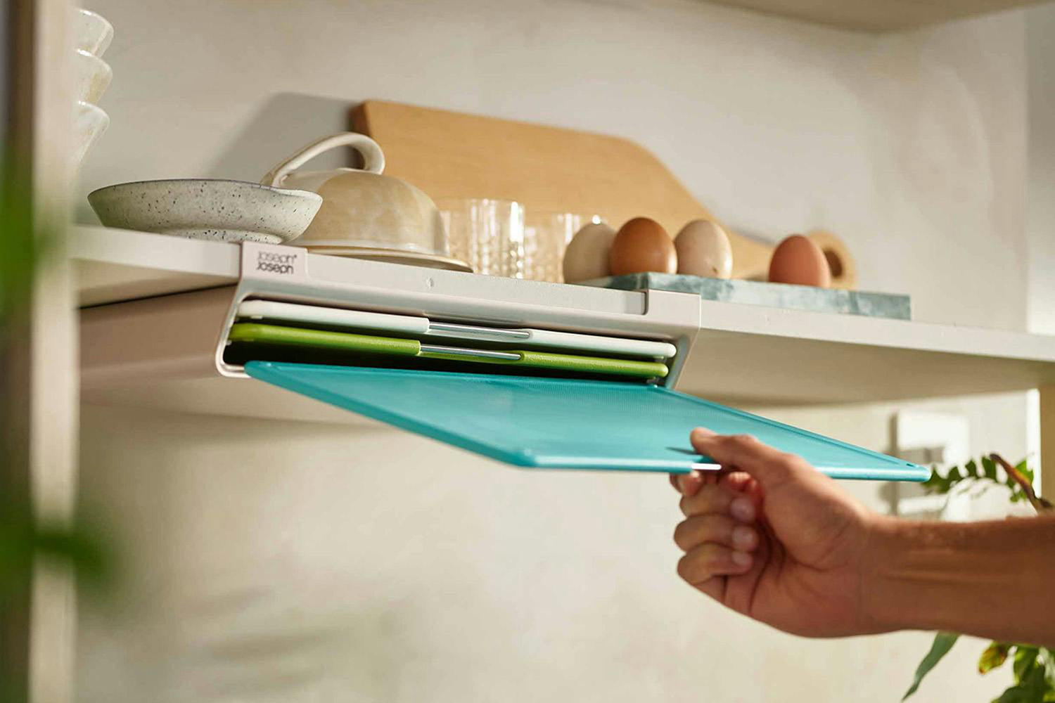 Joseph Joseph | Folio Colour-coded Large Chopping Board with Under-shelf Case | Set of 3-2