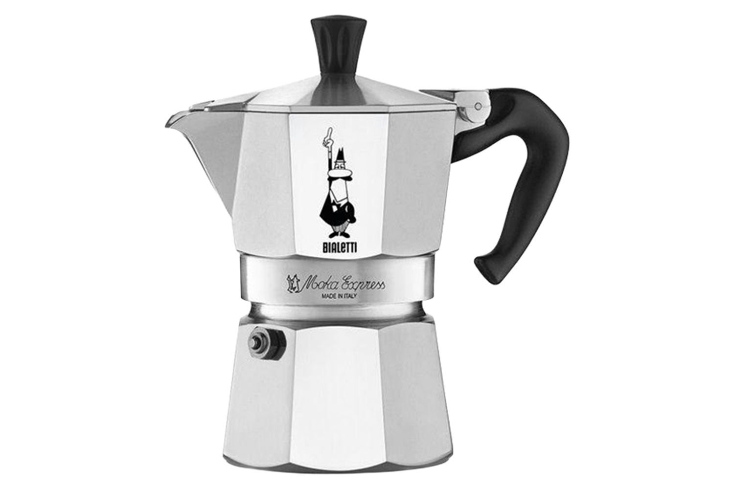 Bialetti | Moka Express Traditional Italian Moka Pot | 4 Cup | Silver