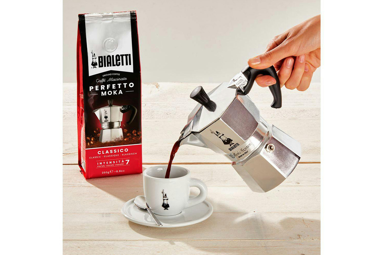 Bialetti | Moka Express Traditional Italian Moka Pot | 4 Cup | Silver-5