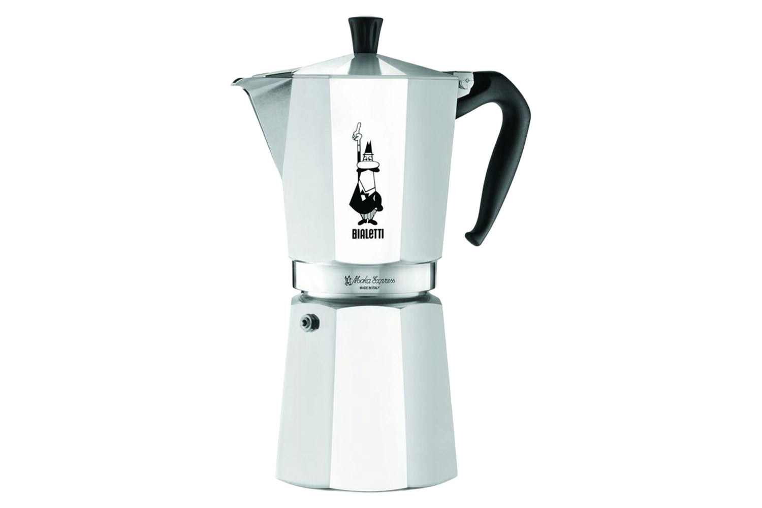 Bialetti | Moka Express Traditional Italian Moka Pot | 12 Cup | Silver