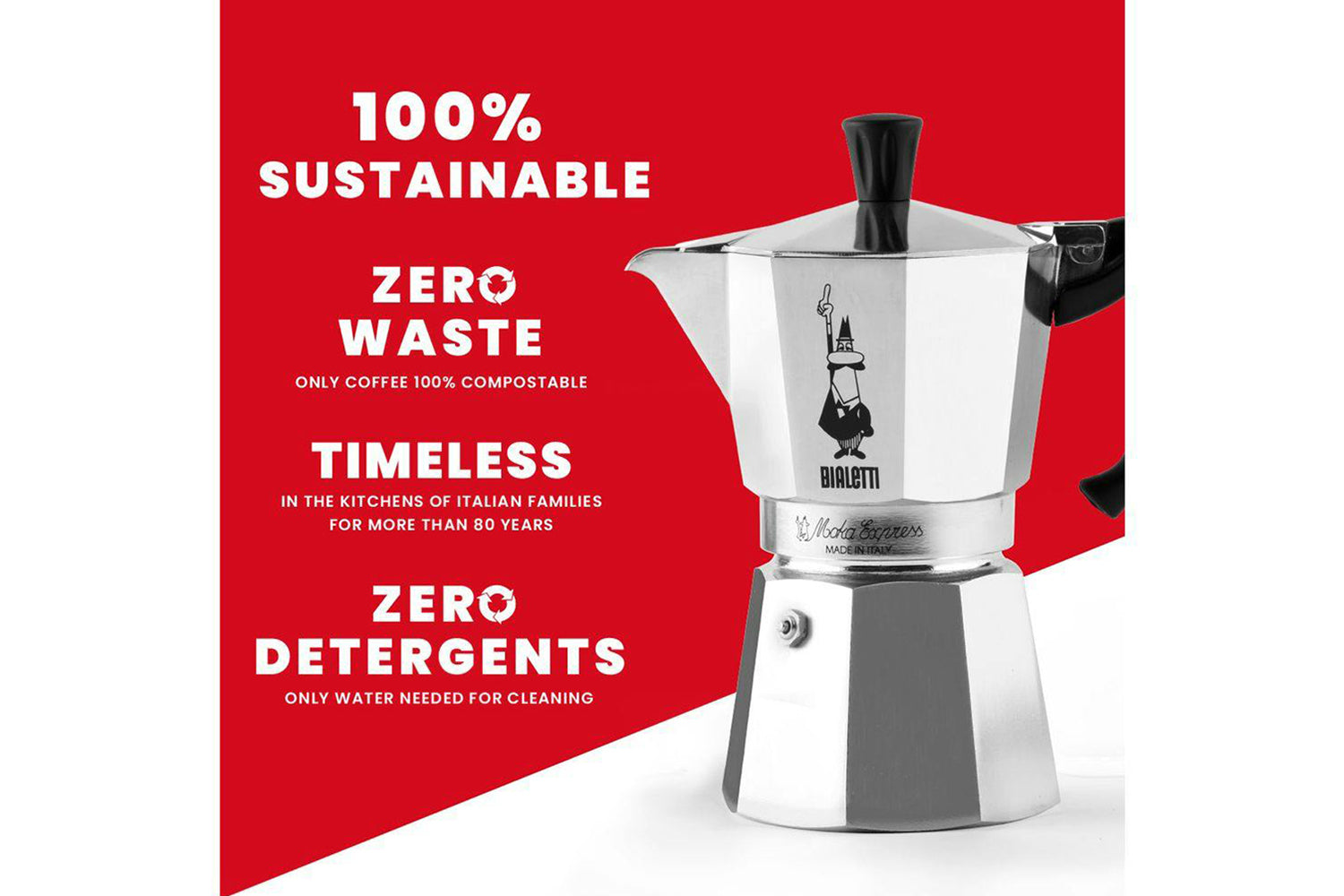 Bialetti | Moka Express Traditional Italian Moka Pot | 12 Cup | Silver-10