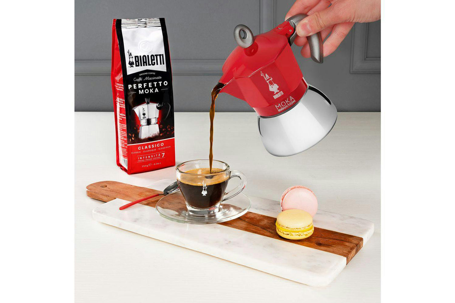 Bialetti | Moka Induction Italian Moka Pot | 6 Cup | Red-3