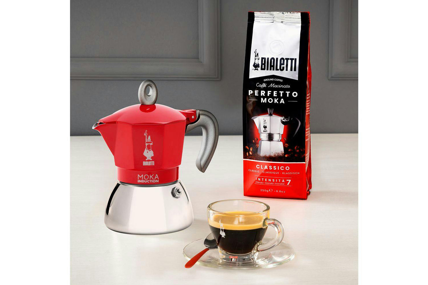 Bialetti | Moka Induction Italian Moka Pot | 6 Cup | Red-4