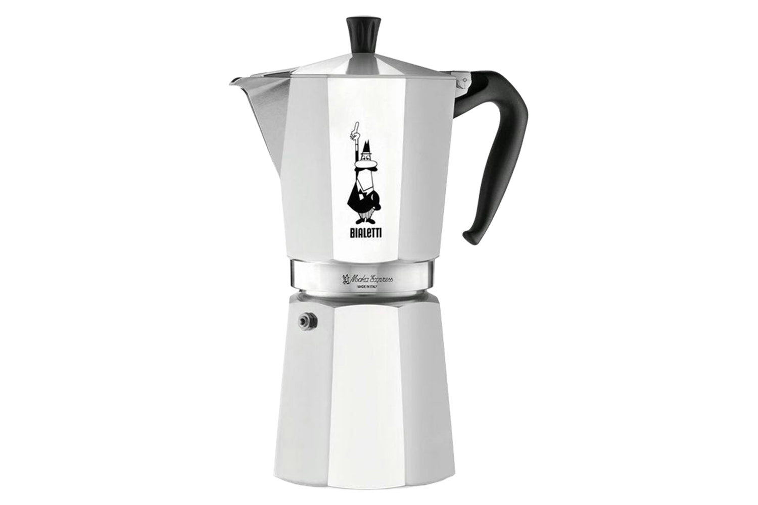 Bialetti | Moka Express Traditional Italian Moka Pot | 18 Cup | Silver