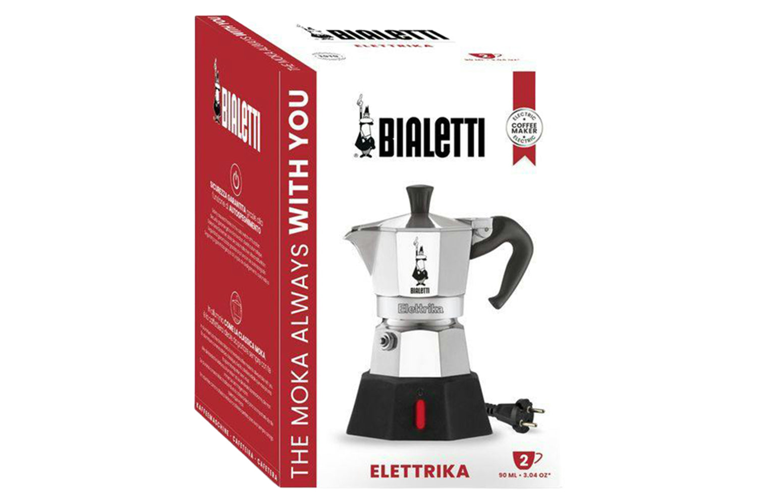 Bialetti | Electric Moka Pot | 2 Cup | Silver-2