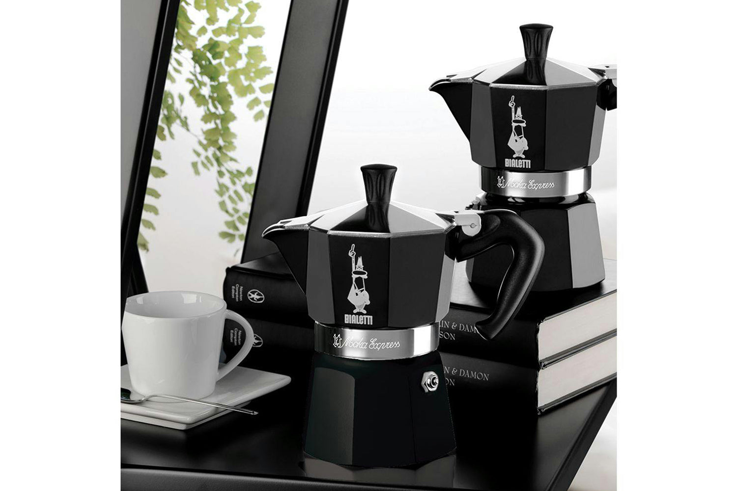 Bialetti | Moka Express Aluminium Italian Moka Pot | 1 Cup | Black-3