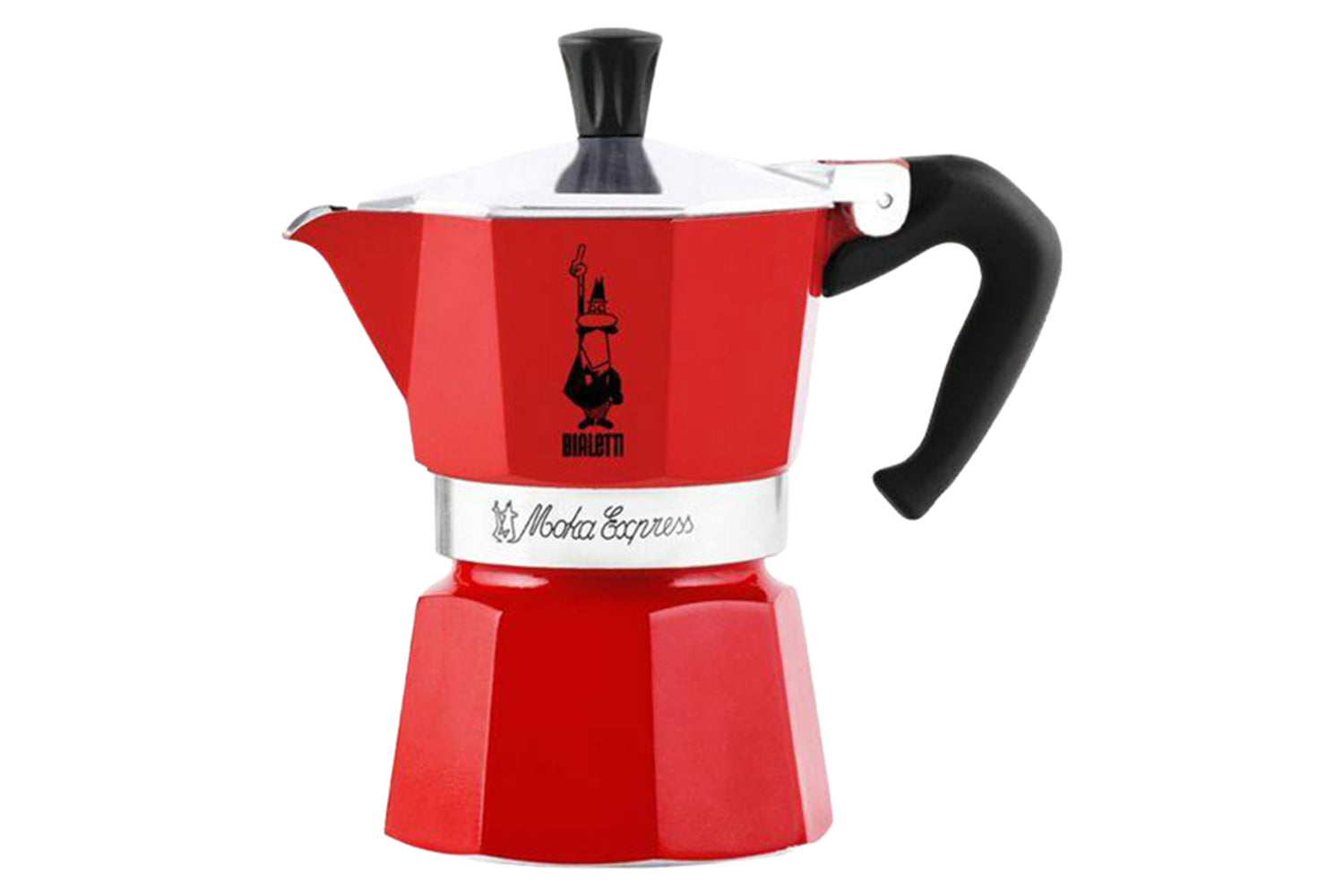 Bialetti | Moka Express Authentic Italian Moka Pot | 1 Cup | Red