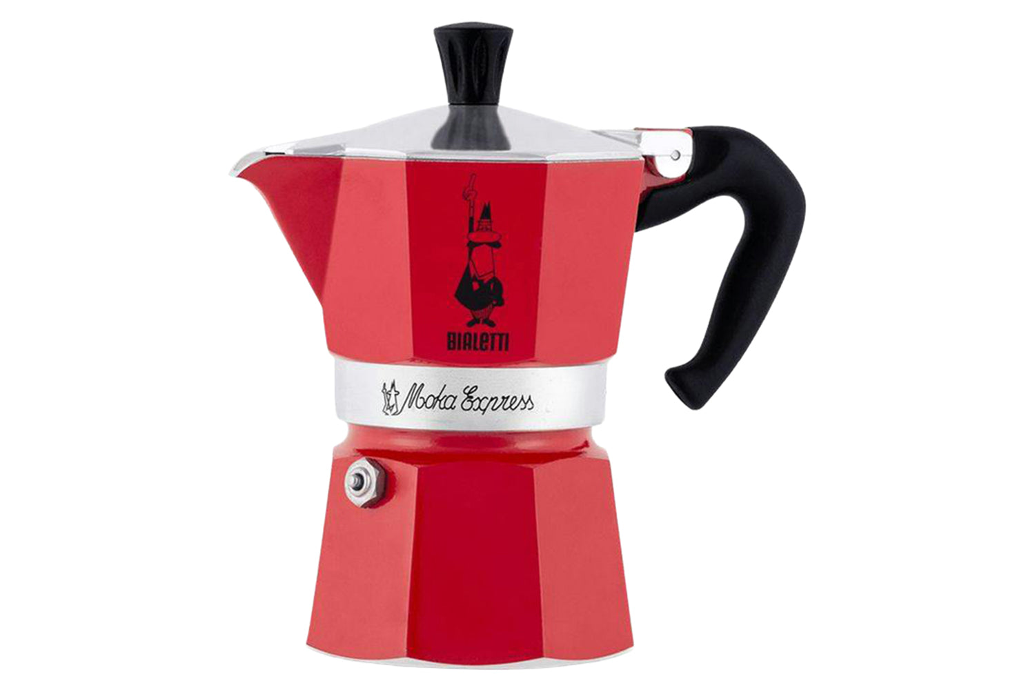 Bialetti | Moka Express Authentic Italian Moka Pot | 6 Cup | Red
