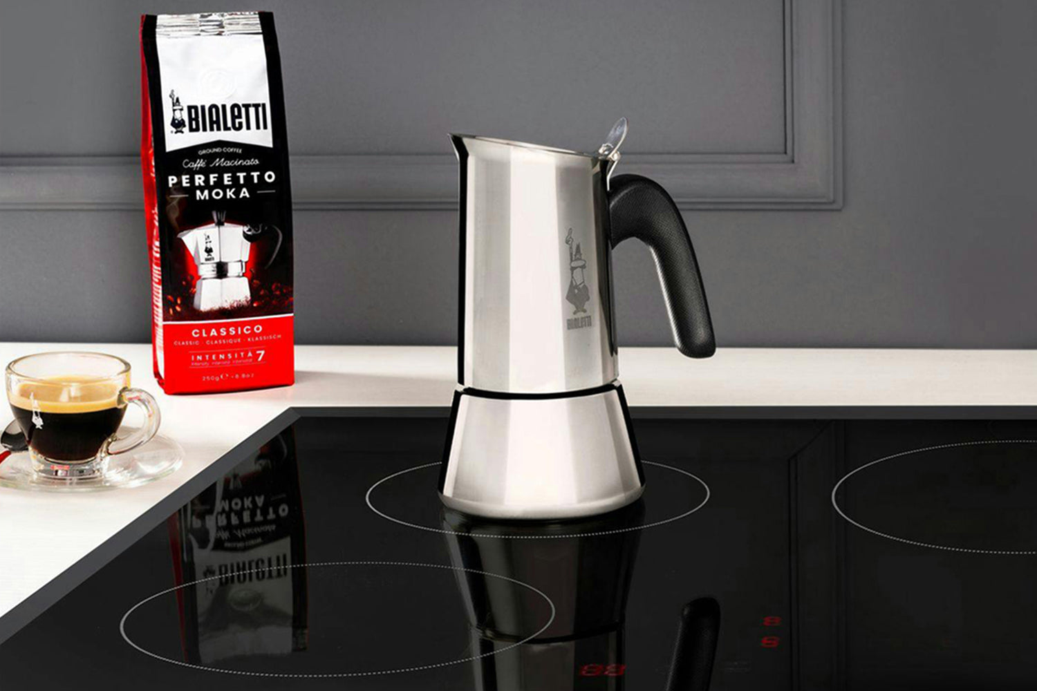 Bialetti | Venus Induction Premium Italian Moka Pot | 4 Cup | Stainless Steel-2