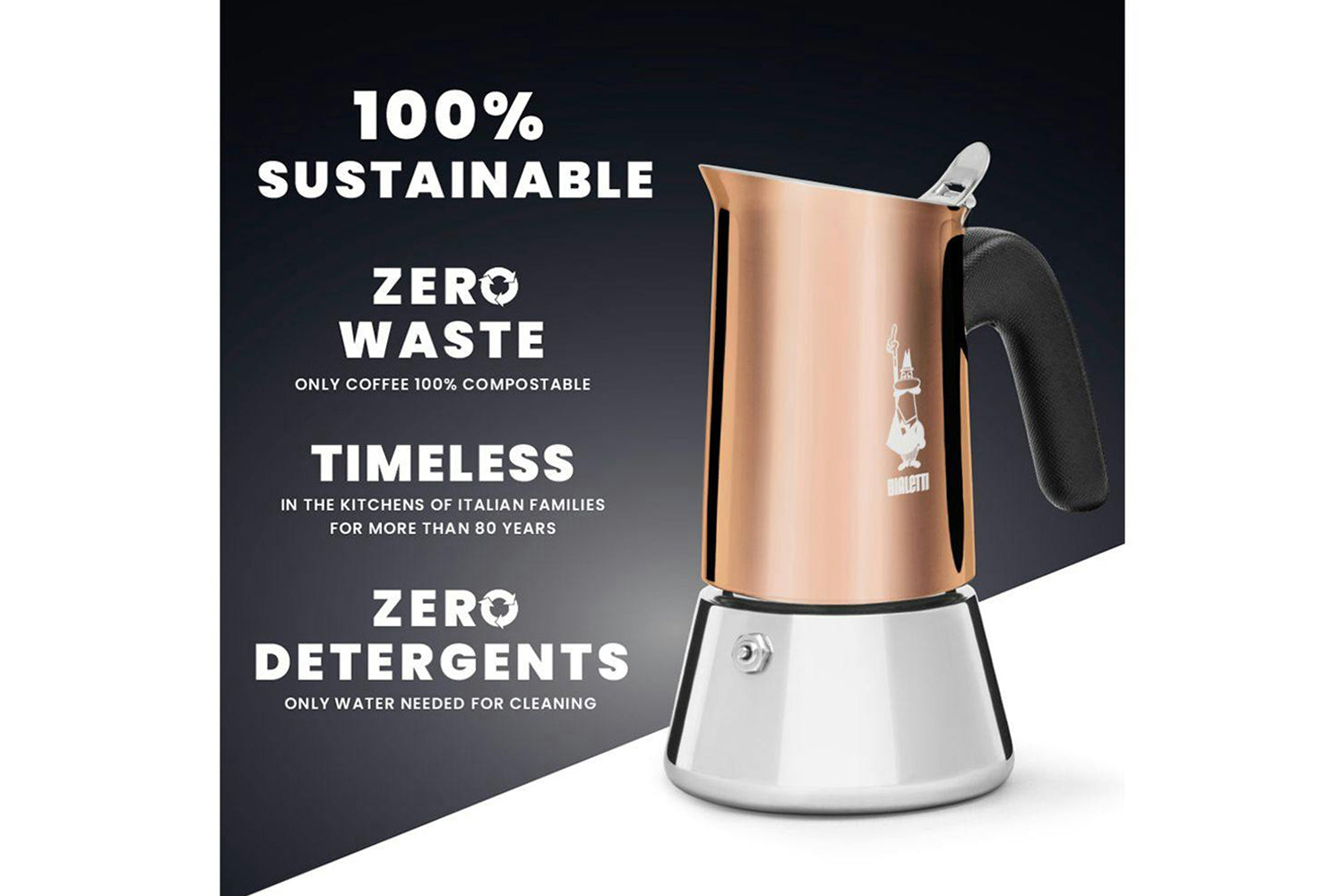 Bialetti | Venus Luxury Italian Moka Pot | 4 Cup | Copper-6