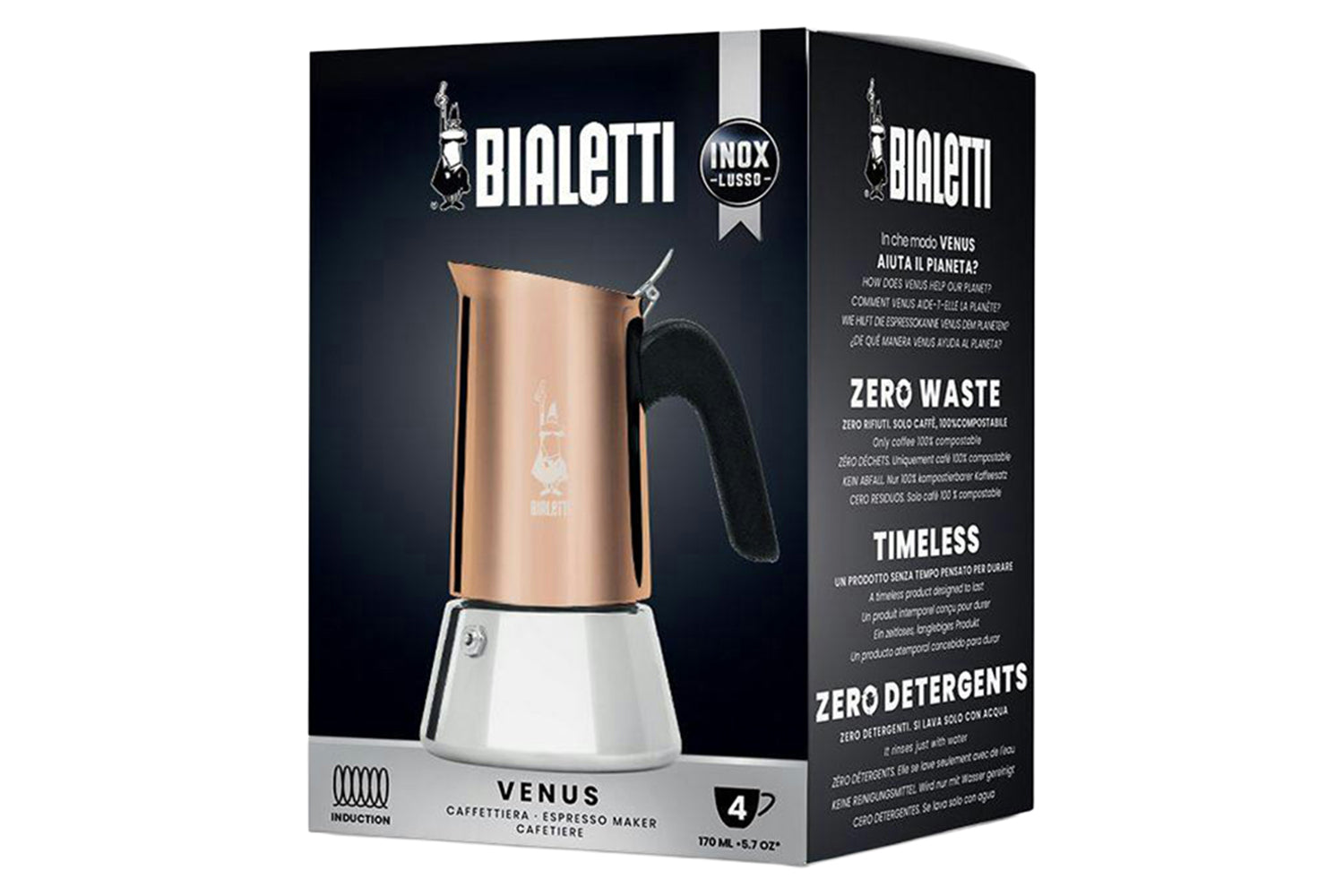 Bialetti | Venus Luxury Italian Moka Pot | 4 Cup | Copper-5